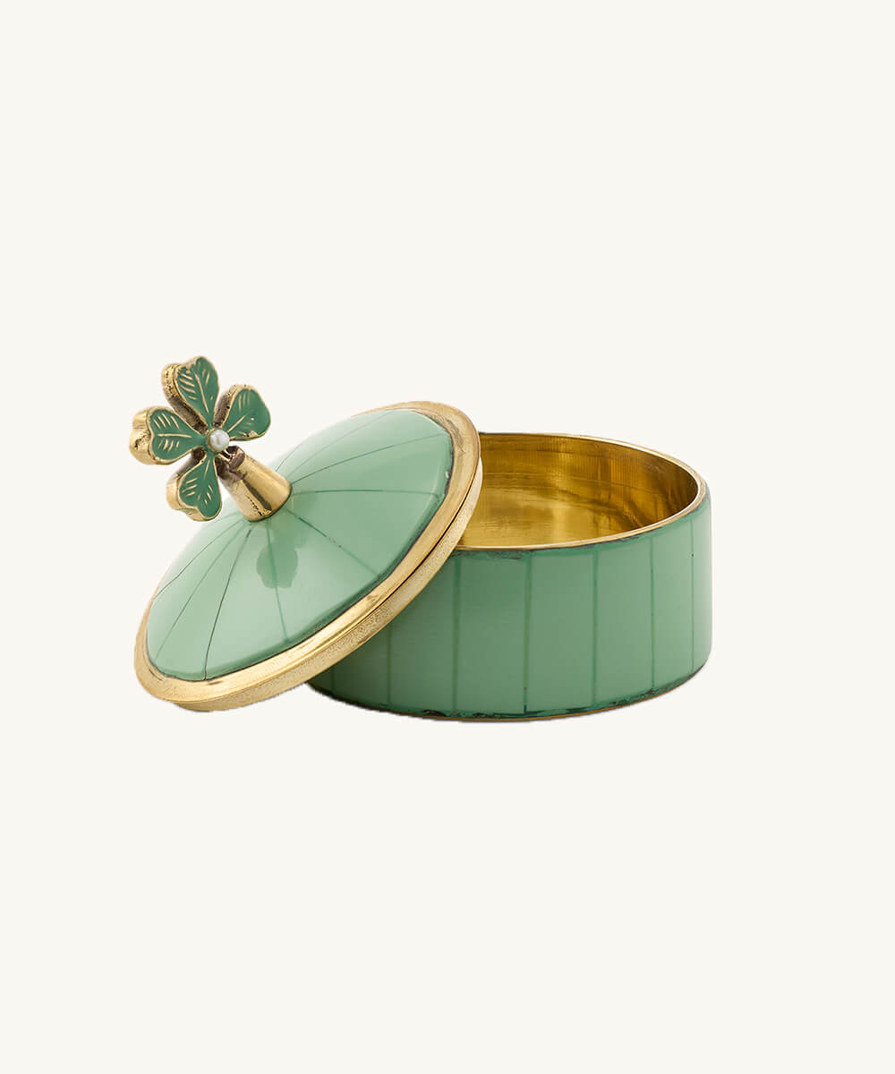 Doing Goods Box - Lucky Clover Circus Box Medium i Green