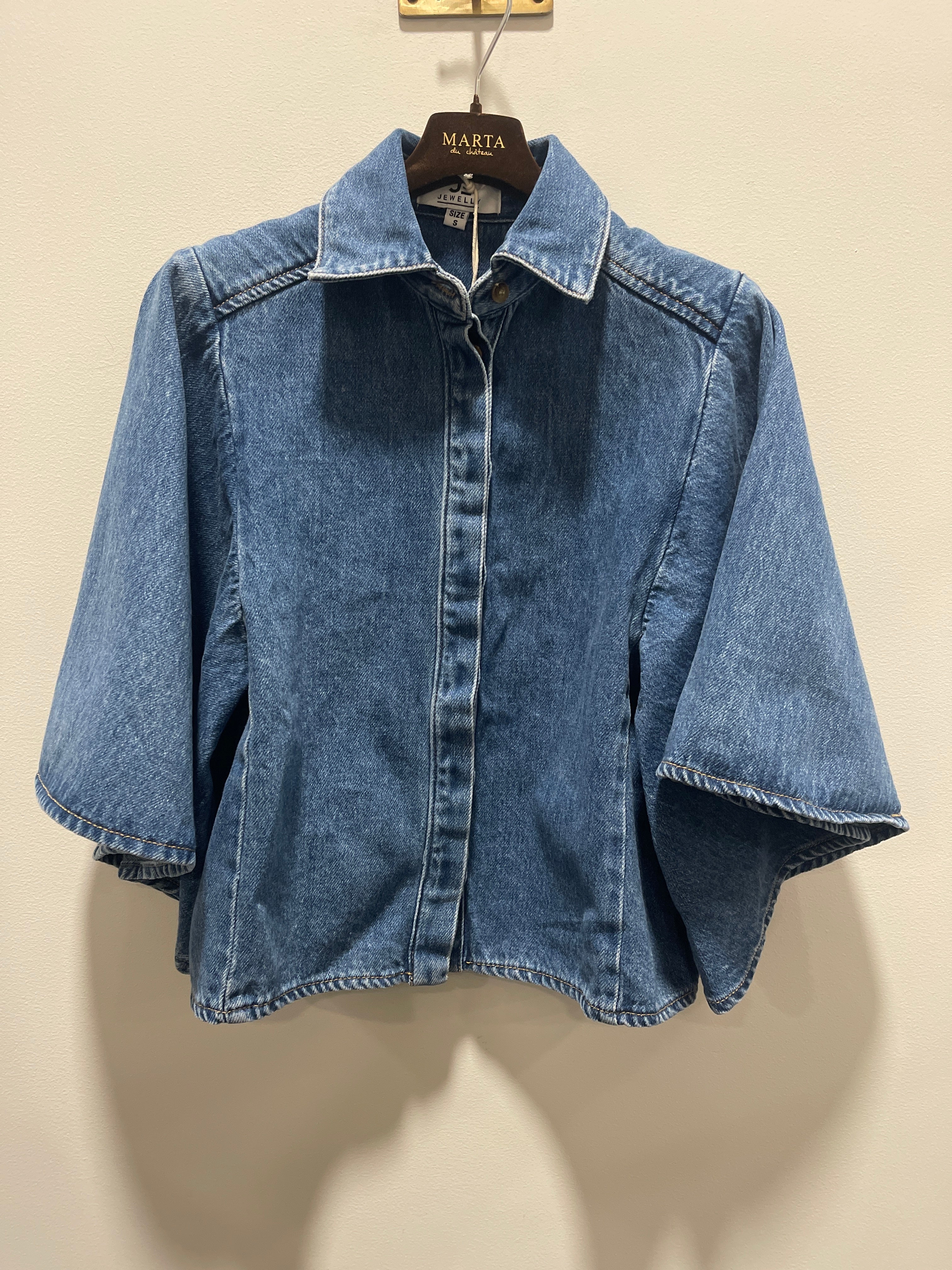 Marta Jakke - MDC237 MdcMarika Denim Jakke i Blue Denim