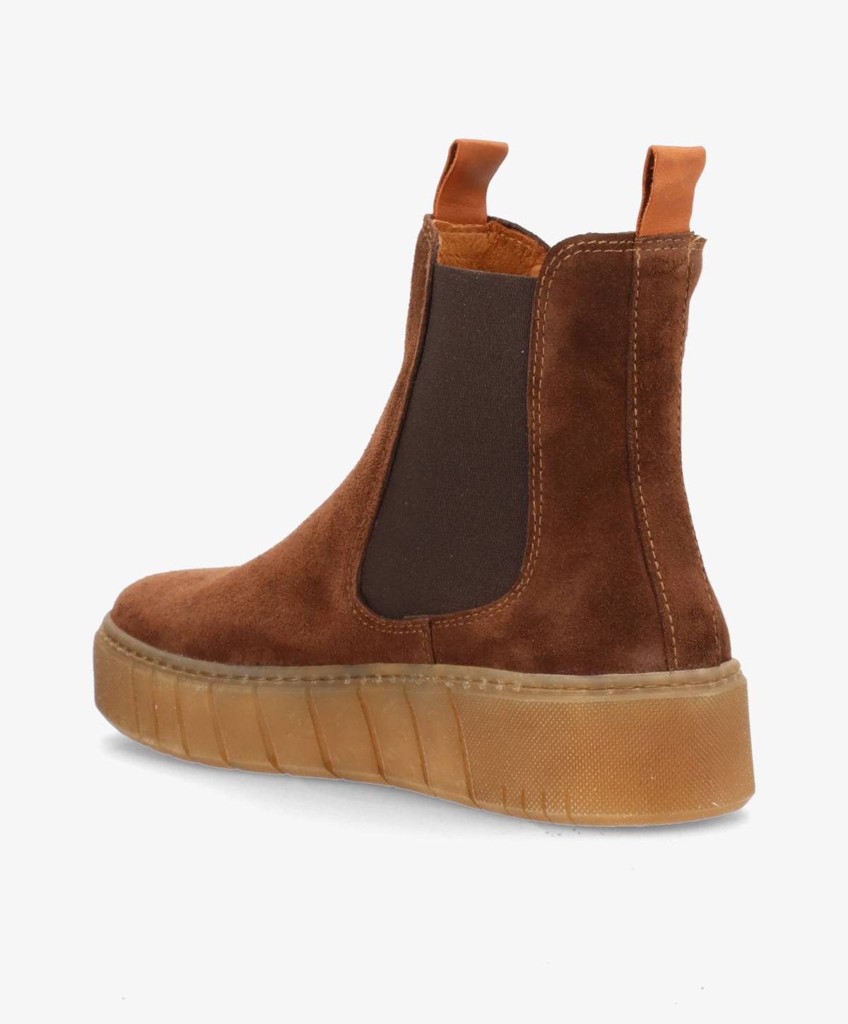 Shoedesign Støvler - Mooved Suede Støvle i Suede Dark Brown