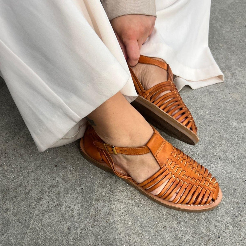 COPENHAGEN SHOES Sandal - My Days Sandal i Tan Dip