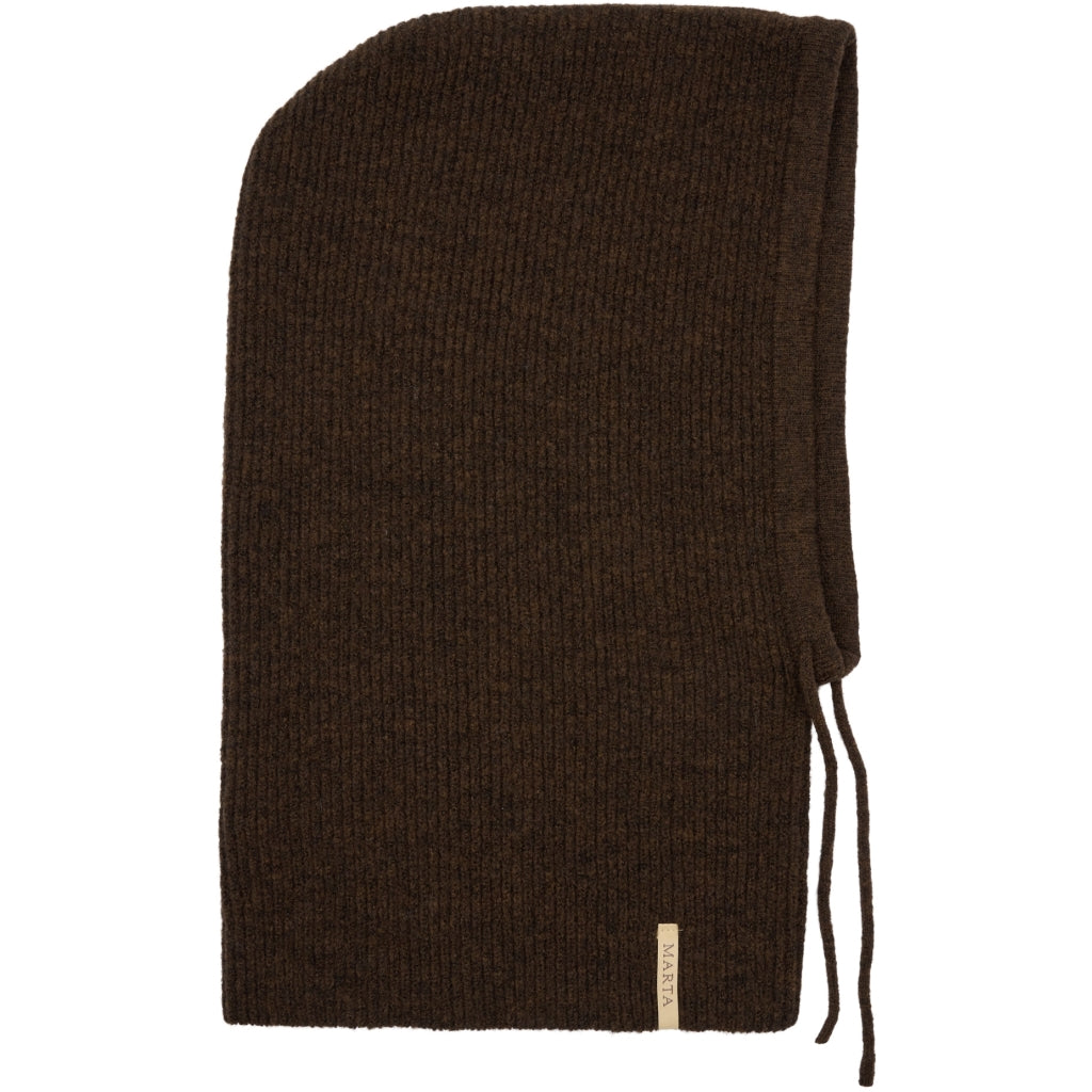 MARTA du château Tørklæde - FMHK6480 MdcFiluca Balaclava i Mørkebrun