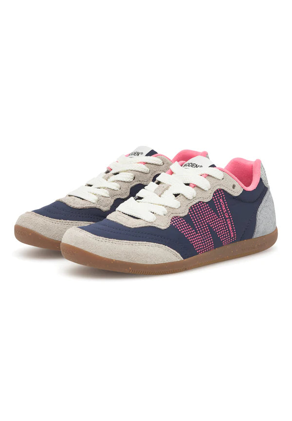 Woden Sneaker - Nanna Sneaker i Navy Multi