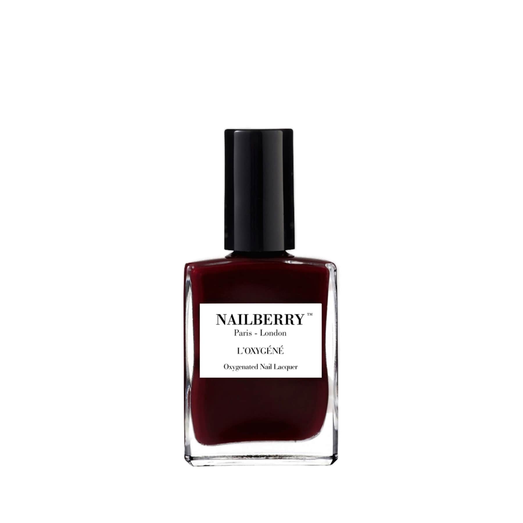 NAILBERRY Neglelak - No Regrets Very Deep Rød Neglelak