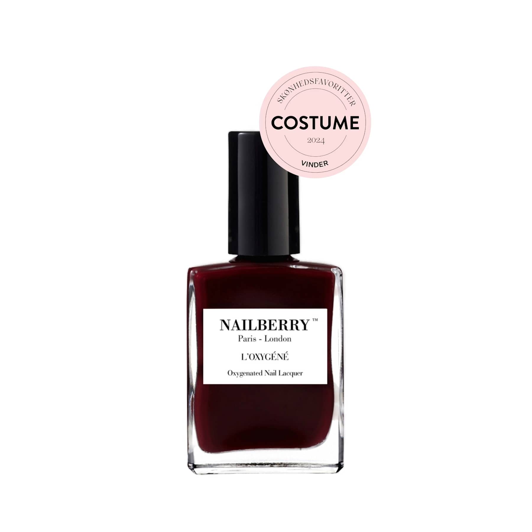 NAILBERRY Neglelak - No Regrets Very Deep Rød Neglelak