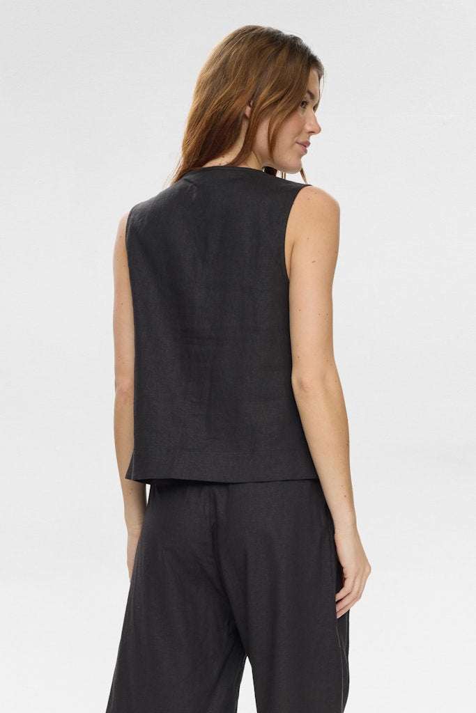 Nümph Vest - NuAlani Vest i Caviar Sort