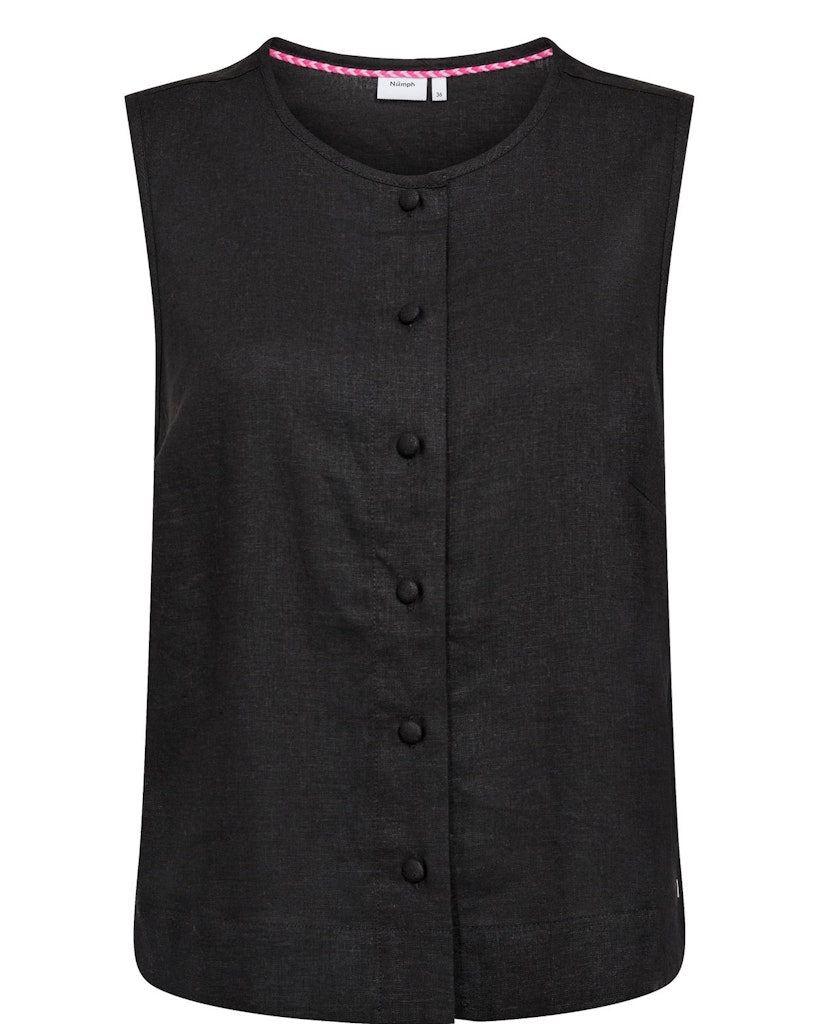 Nümph Vest - NuAlani Vest i Caviar Sort