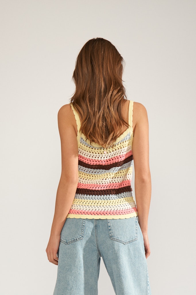 Nümph Top - NuMolna Singlet Top i Popcorn