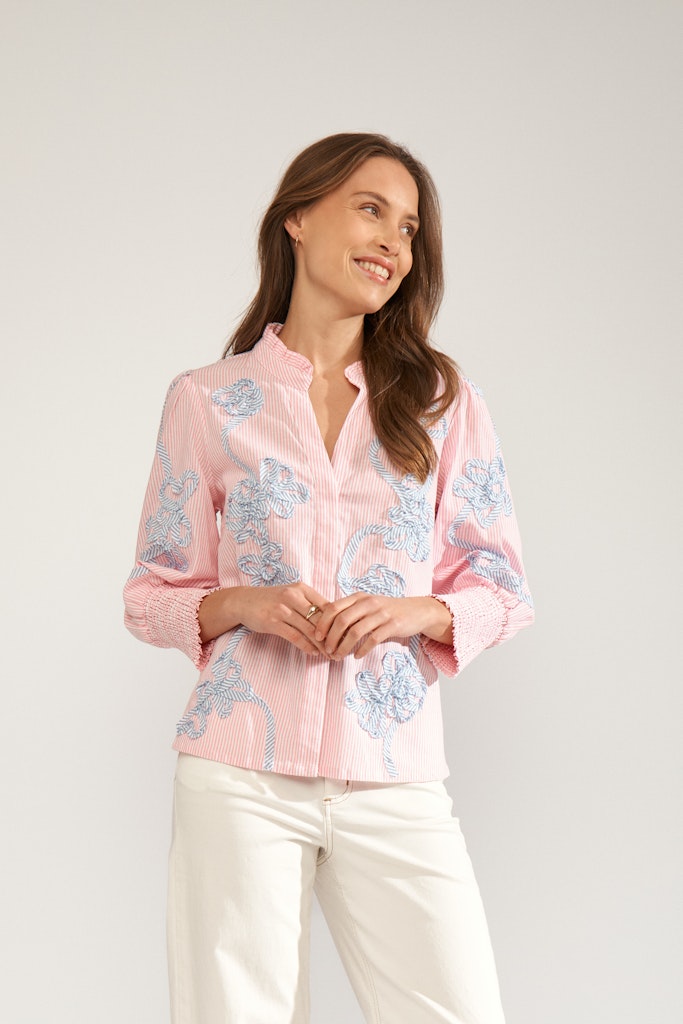 Nümph Skjorte - NuEmelia Skjorte i Prism Pink