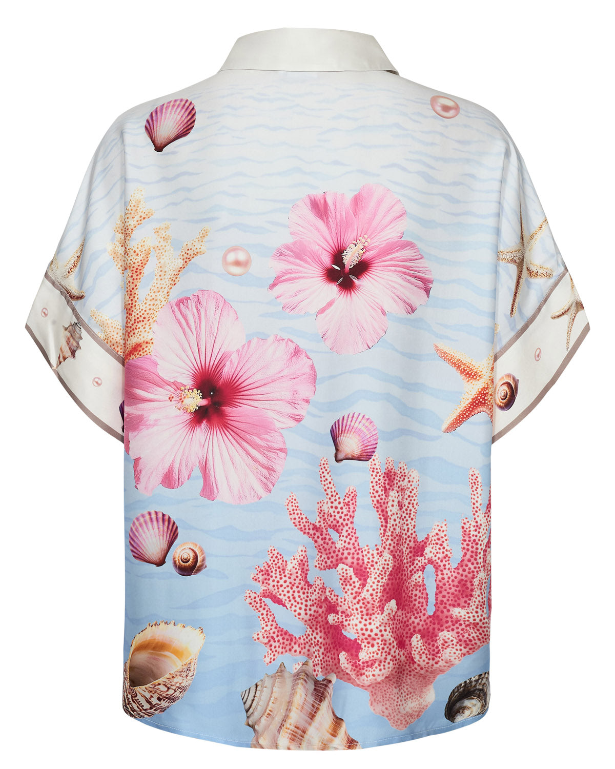 Nümph Bluse - NuOceana Sleeveless Bluse i Skyway