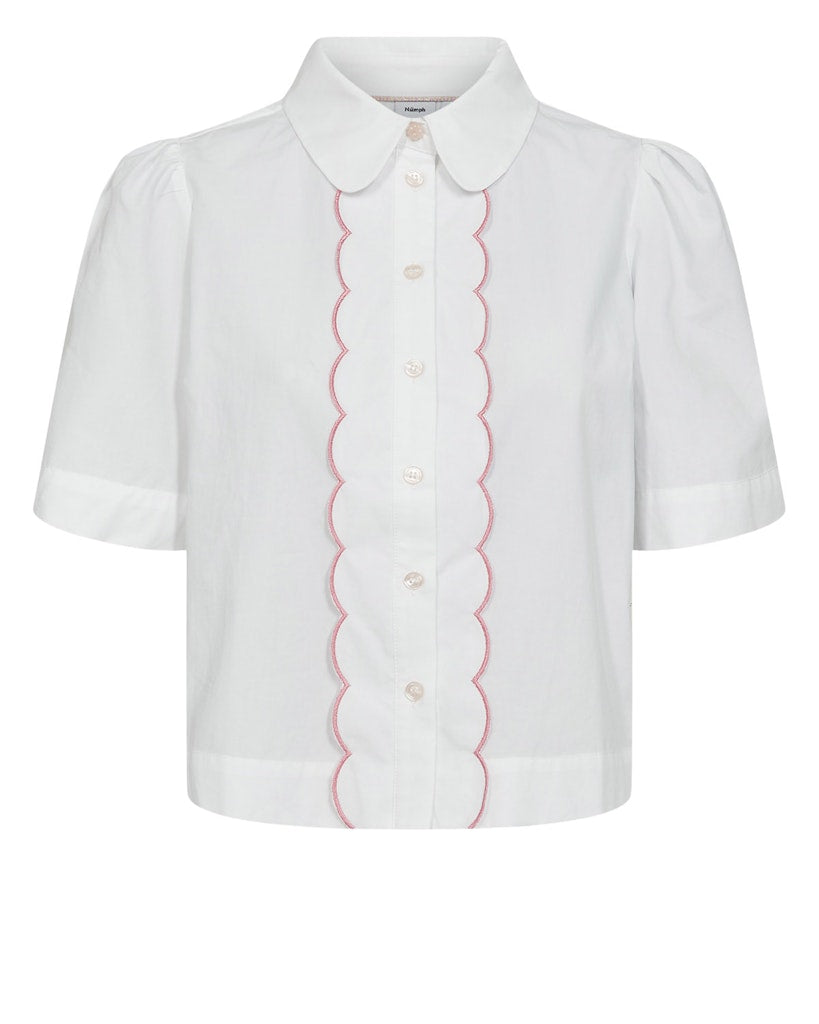 Nümph Skjorte - NuSienna Skjorte Bright White