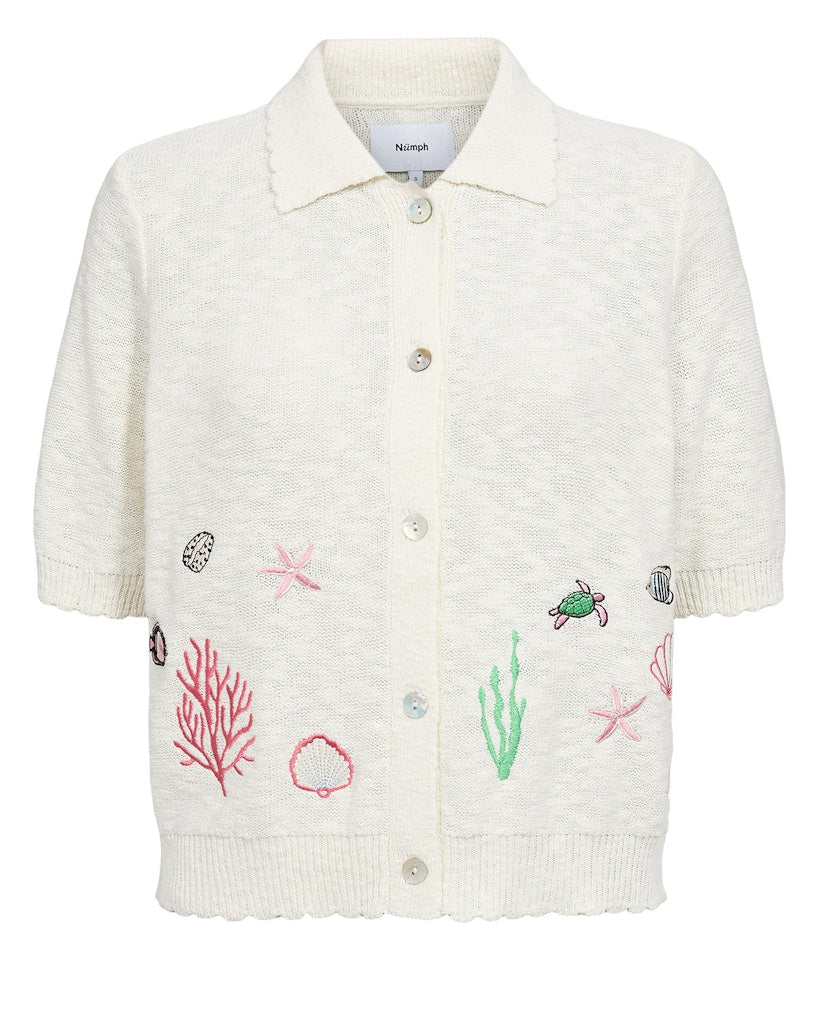Nümph Cardigan - NuSenna Cardigan i Cloud Dancer