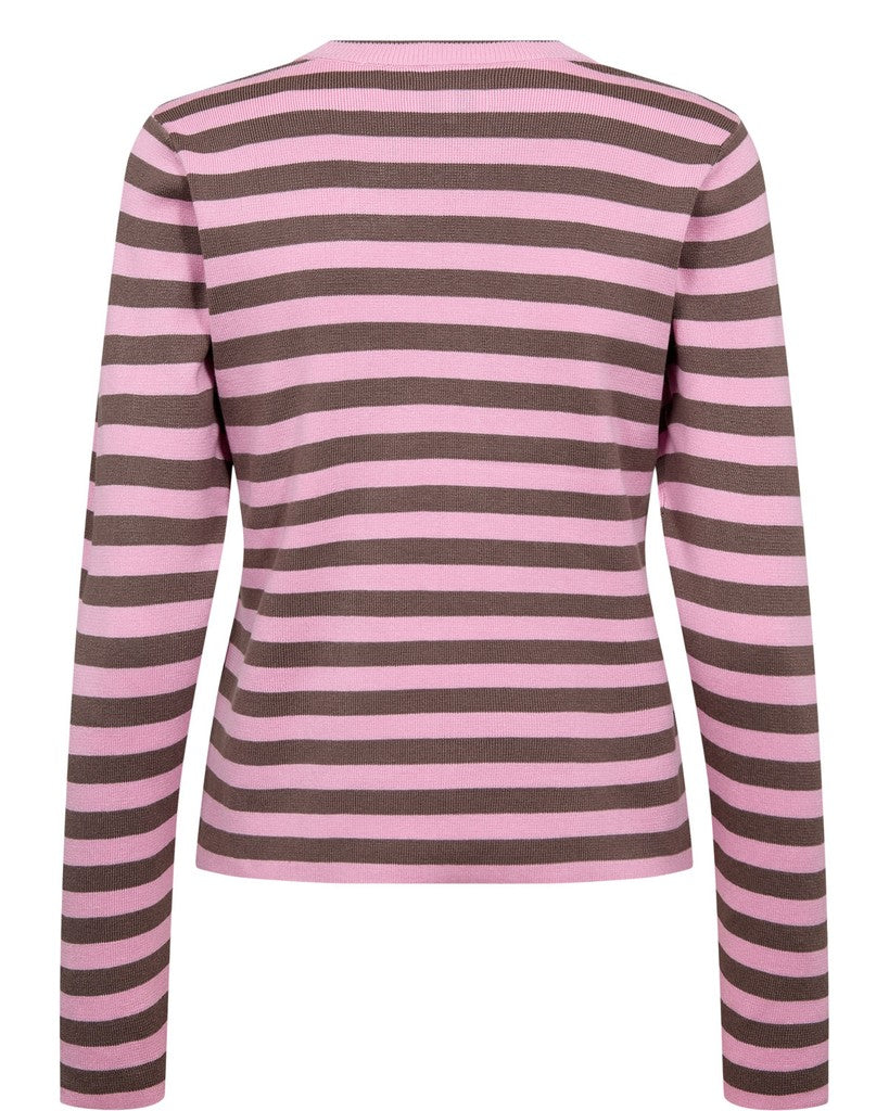 Nümph Strik - Nustripy Strik Bluse i Bonbon