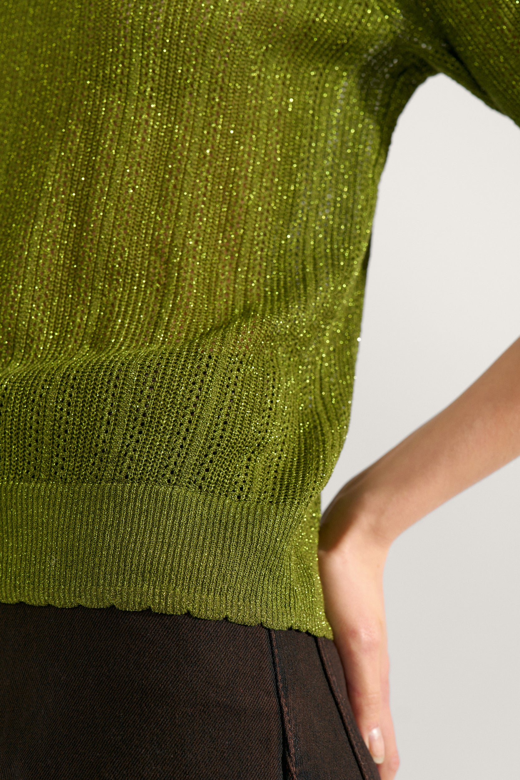 Nümph Bluse - NuMisla Glimmer Bluse i Calia Green