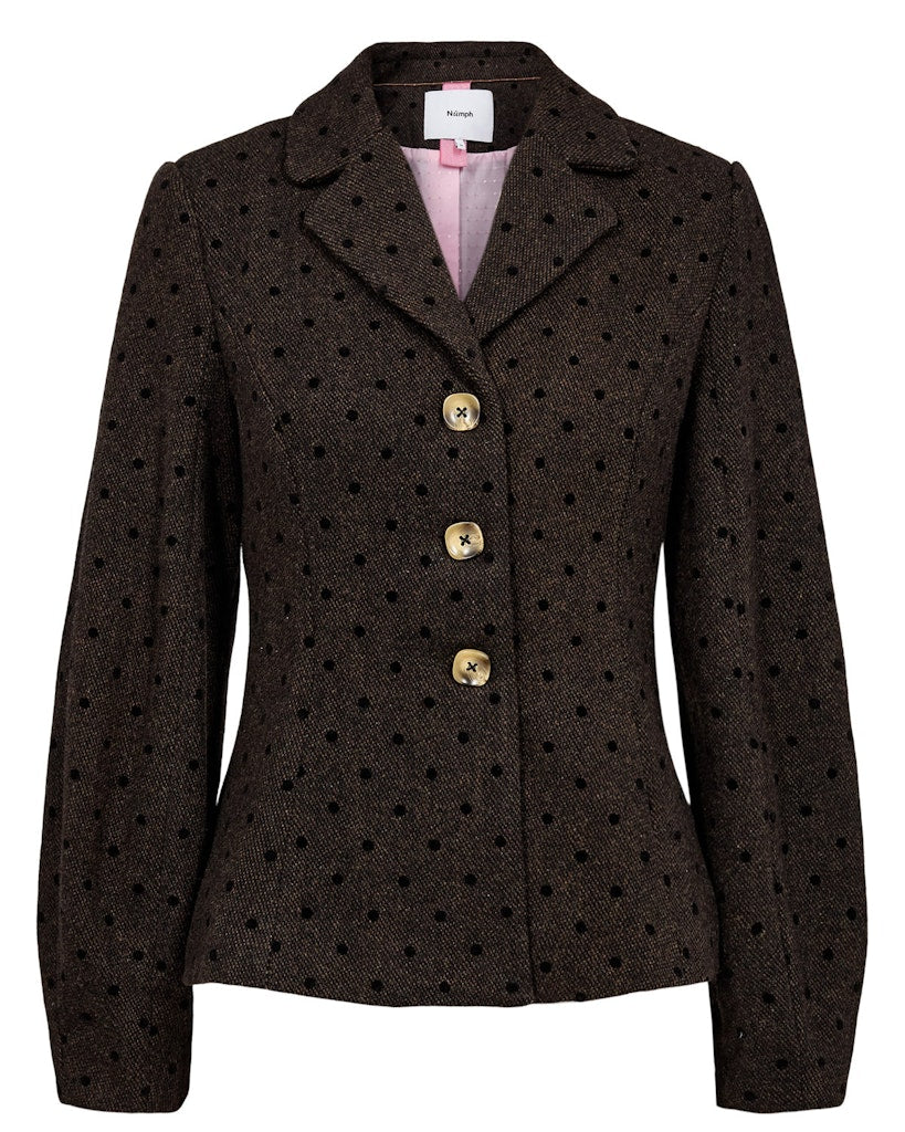 Nümph Blazer - NuAmia Blazer i Black Coffee