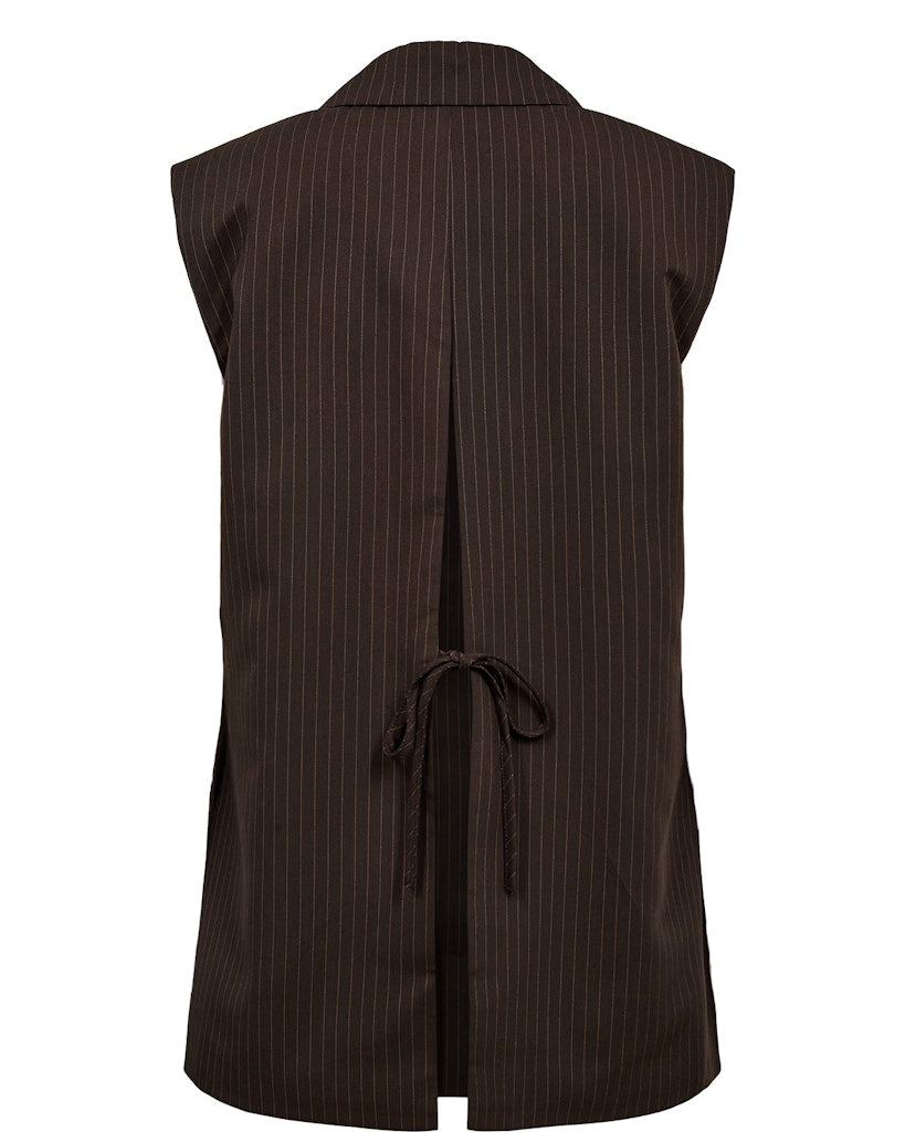 Nümph Vest - NuSonya Vest i Black Coffee
