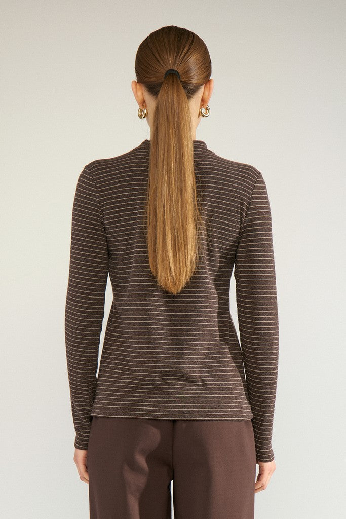 Nümph Bluse - NuLanis Bluse i Black Coffee