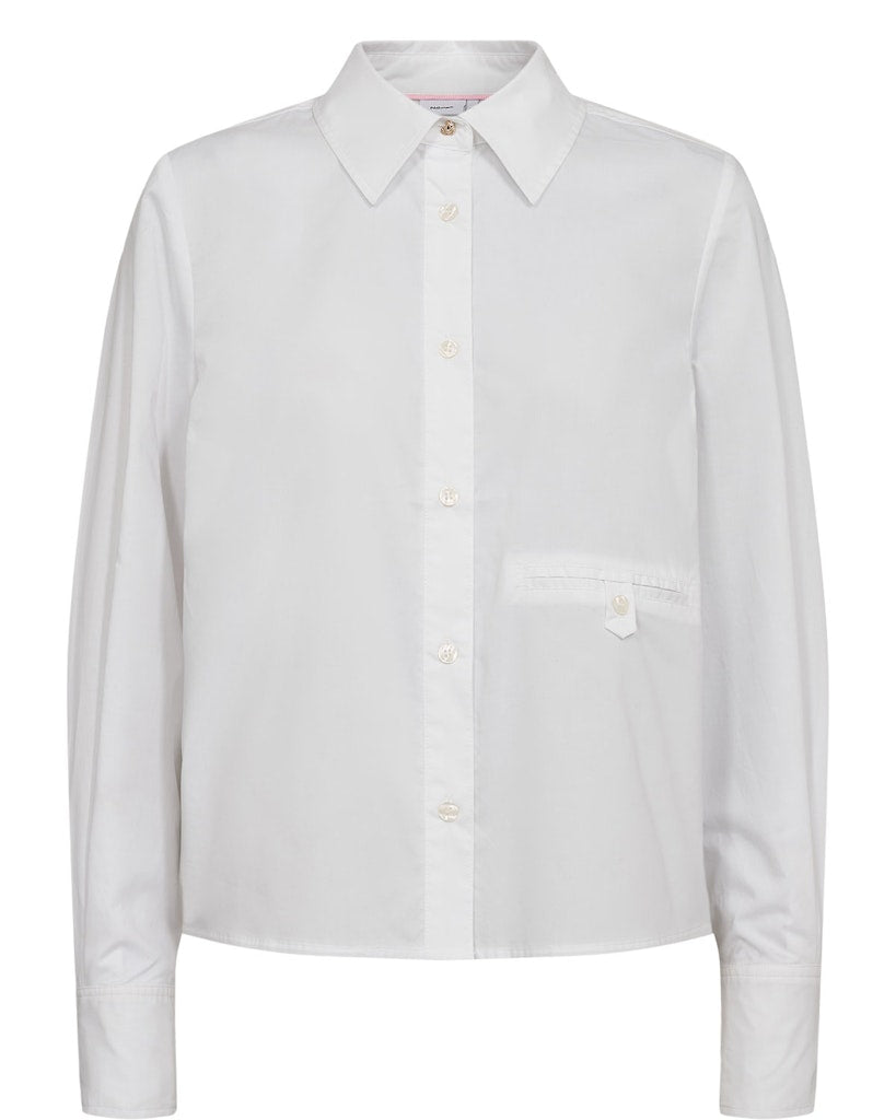 Nümph Skjorte - NuSasho Skjorte i Bright White