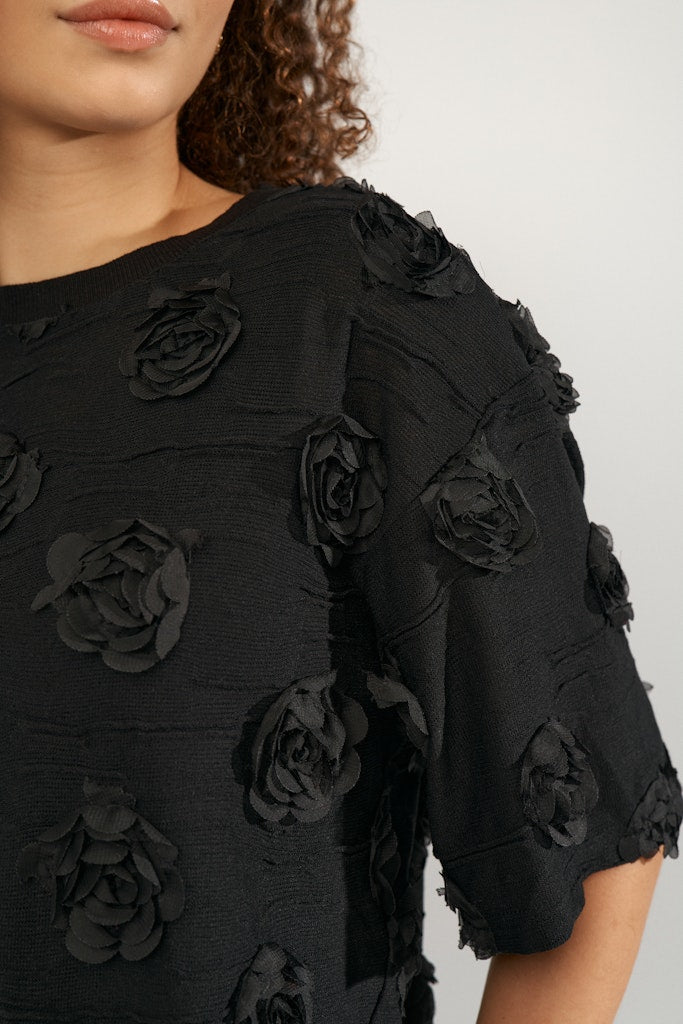 Nümph Bluse - NuRosie Bluse i Caviar Sort