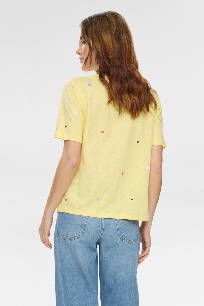 Nümph T-shirt - NuDelora T-shirt i Popcorn Gul