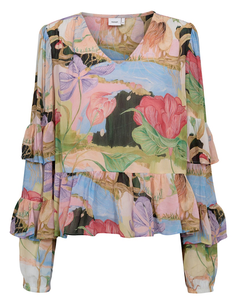 Nümph Bluse - NuShailyn Bluse i Airy Blue