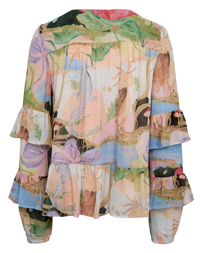 Nümph Bluse - NuShailyn Bluse i Airy Blue