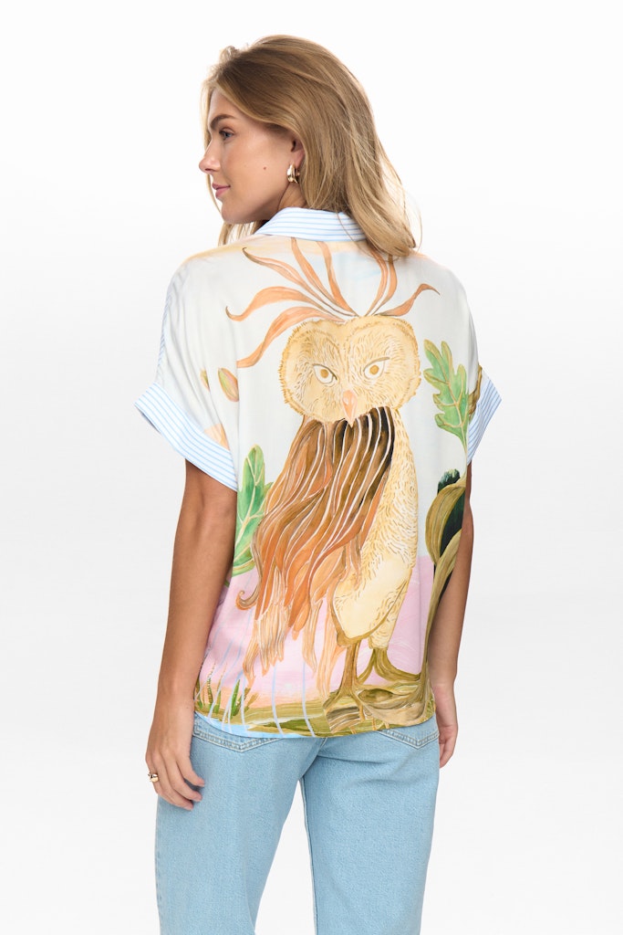 Nümph Skjorte - NuAshley Skjorte i Airy Blue