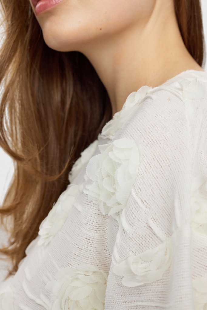 Nümph Bluse - NuRosie Bluse i Cloud Dancer