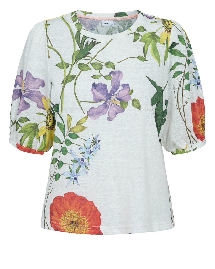 Nümph Bluse - NuBelisa Bluse i Cloud Dancer