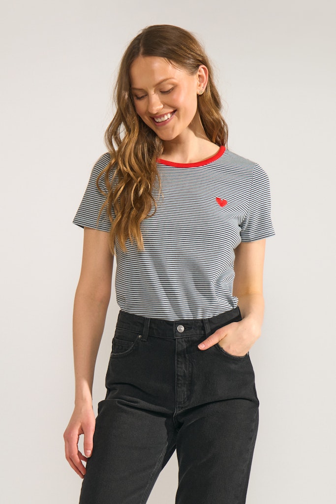 Nümph T-shirt - NuAlexa T-shirt i Airy Blue
