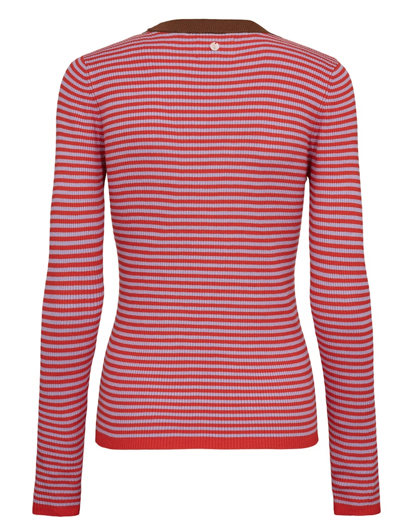 Nümph Bluse - NuFilina Bluse i Purple Rose Strib