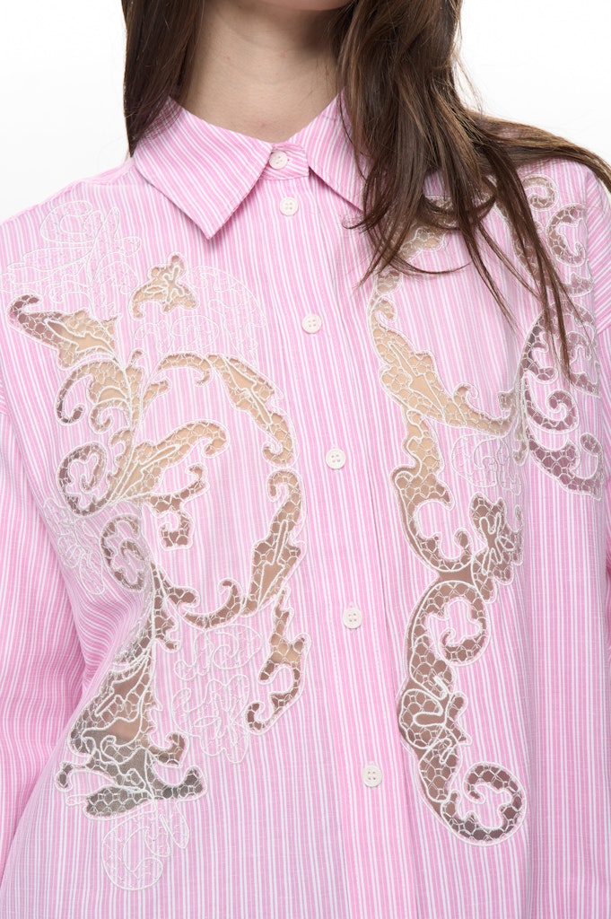 Nümph Skjorte - NuValerie Skjorte i Fuchsia Pink