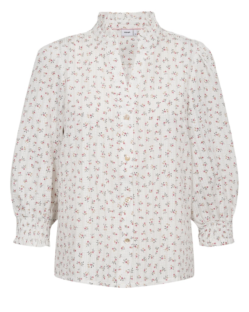 Nümph Skjorte - NuFenja Skjorte i Cayenne Rød