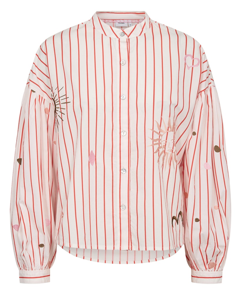 Nümph Skjorte - NuSoleima Skjorte i Cloud Dancer