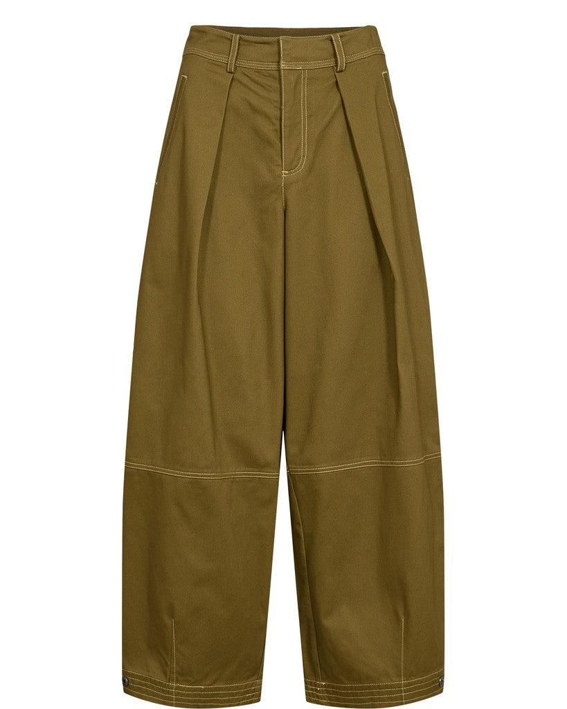 Nümph Bukser - NuKatti Barrel Bukser i Fir Green