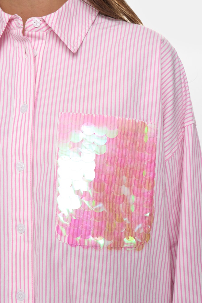 Nümph Skjorte - NuDarmi Skjorte i Fuchsia Pink