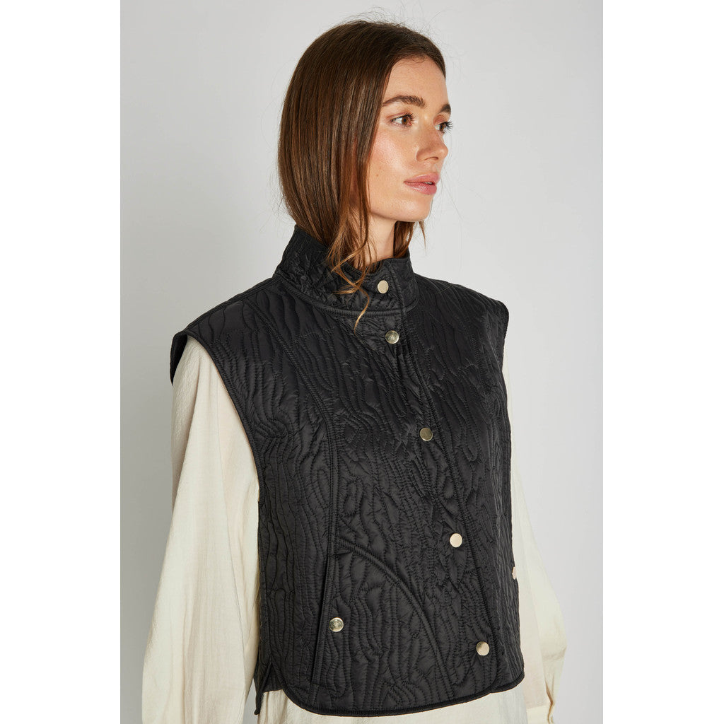 PBO Vest - Puffy Timber Vest i Sort
