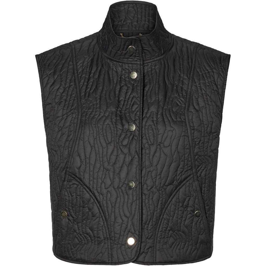 PBO Vest - Puffy Timber Vest i Sort