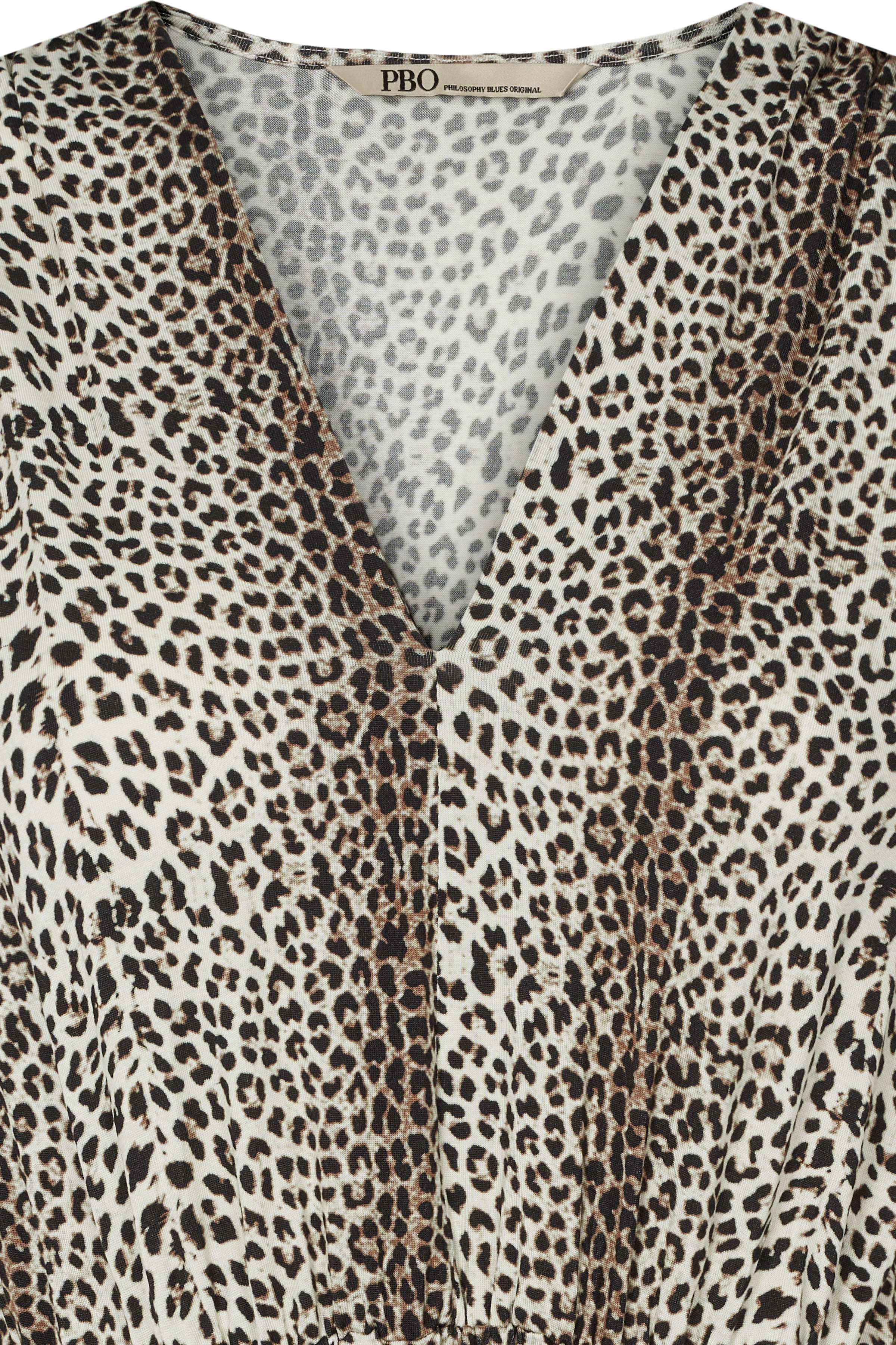 PBO Kjole - Hadi Kjole i Brun Leopard Print