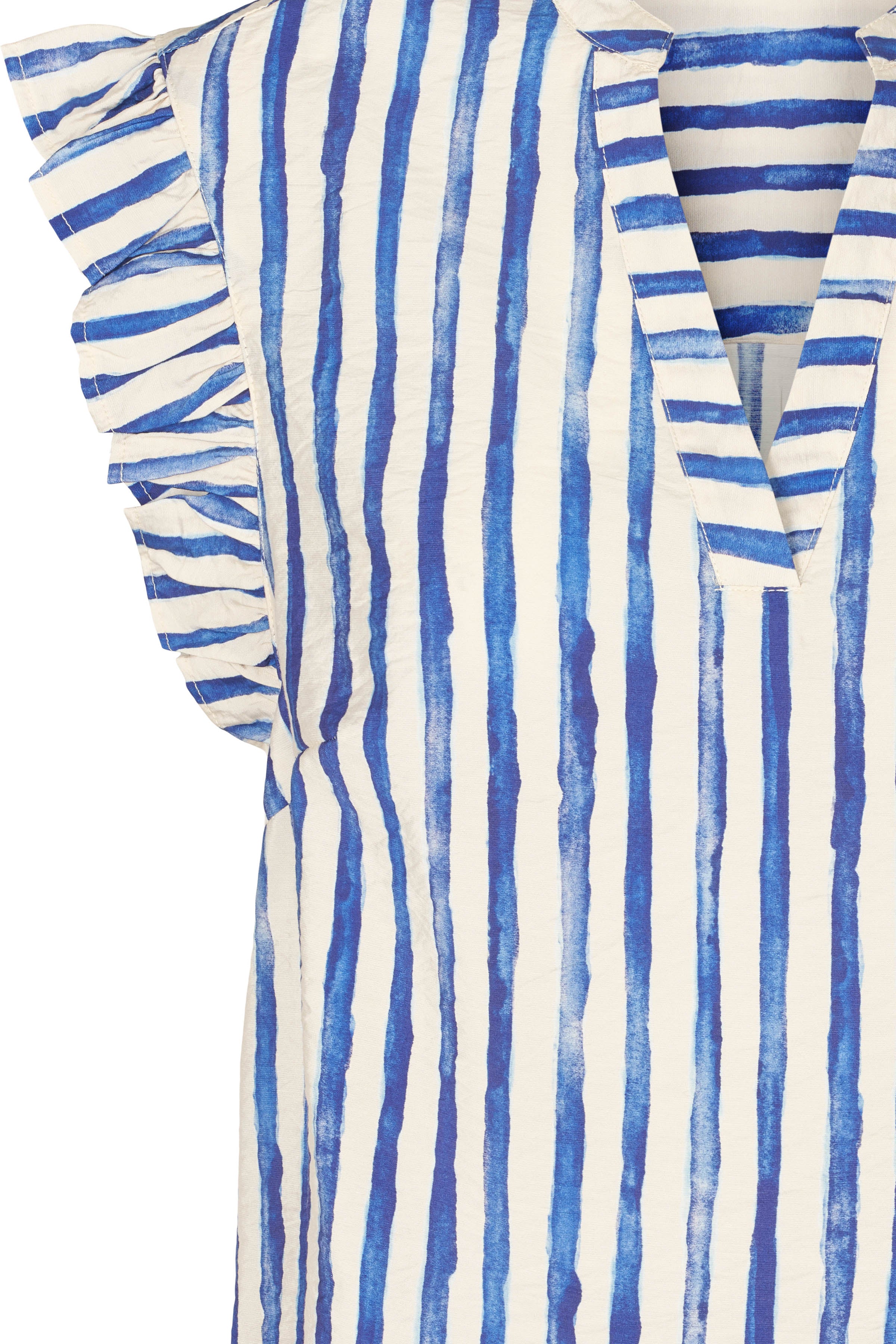 PBO Bluse - Kota Top i Blue Stripe