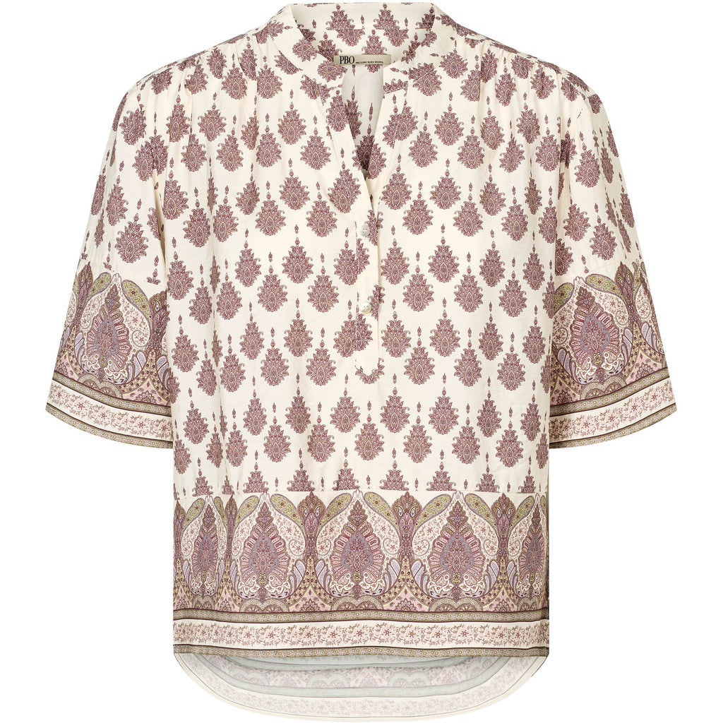 PBO Bluse - PBOVila Bluse i Paisley