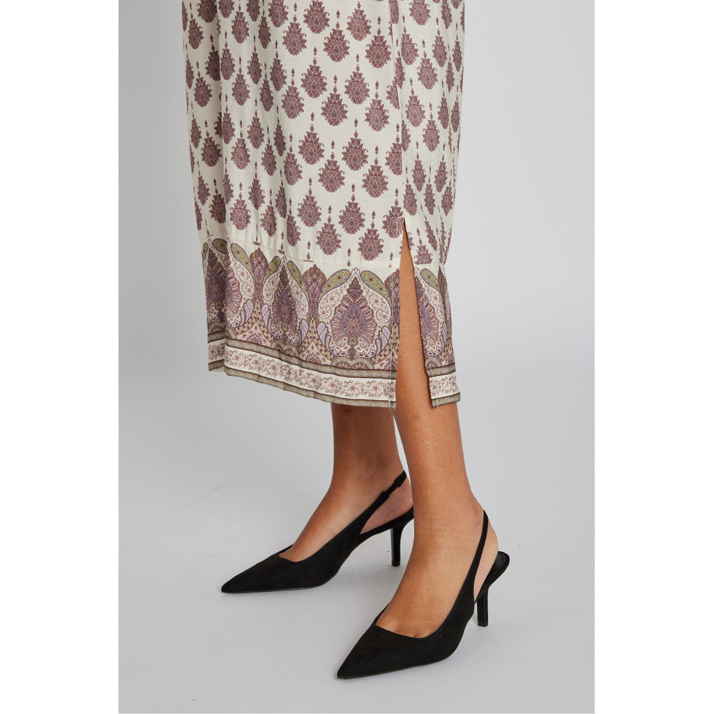 PBO Kjole - PboVila Lang Kjole i Paisley