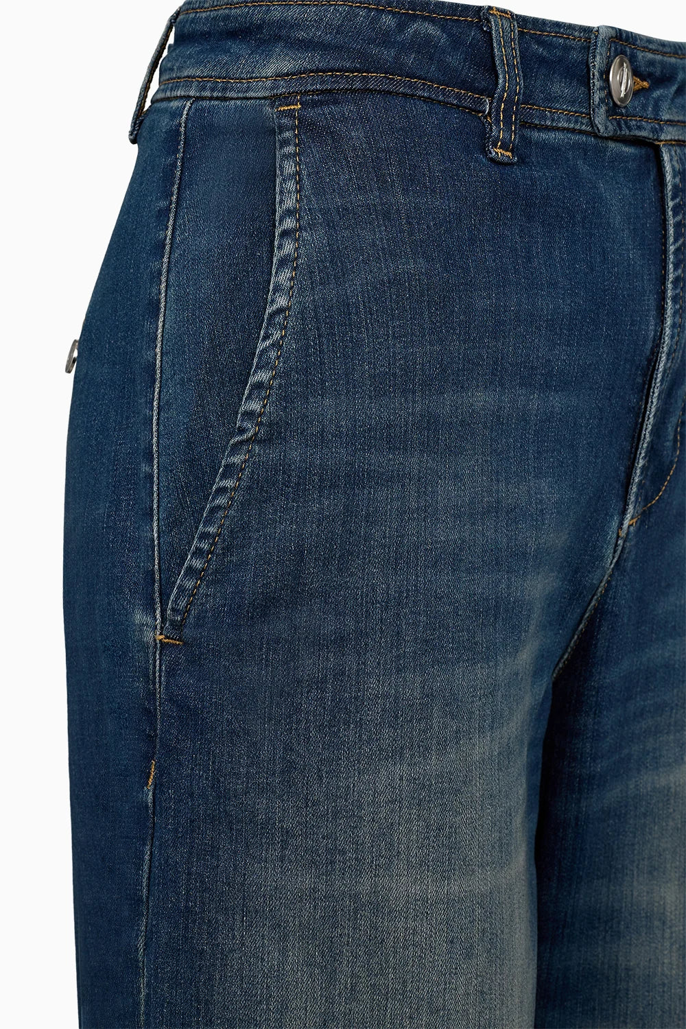 Pieszak Jeans - PD-Birkin Weekend Cropped Jeans Wash Alpin Vintage Denim Blue