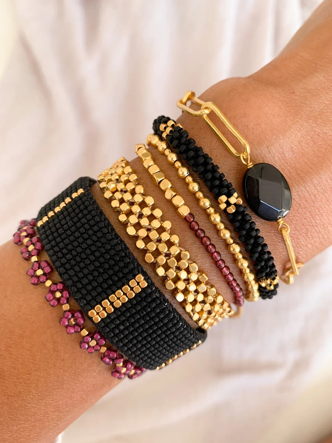 IBU Jewels - PE10 Peggy Max Armbånd i Guld