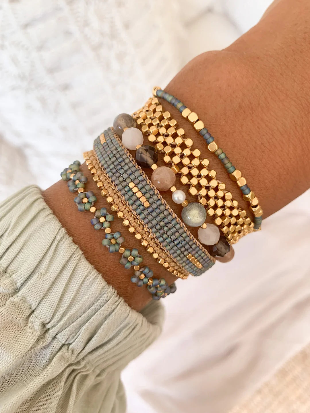 IBU Jewels - PE10 Peggy Max Armbånd i Guld
