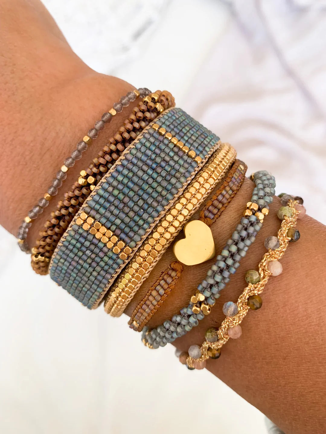 IBU Jewels Armbånd - PE13 Peggy Skind Armbånd