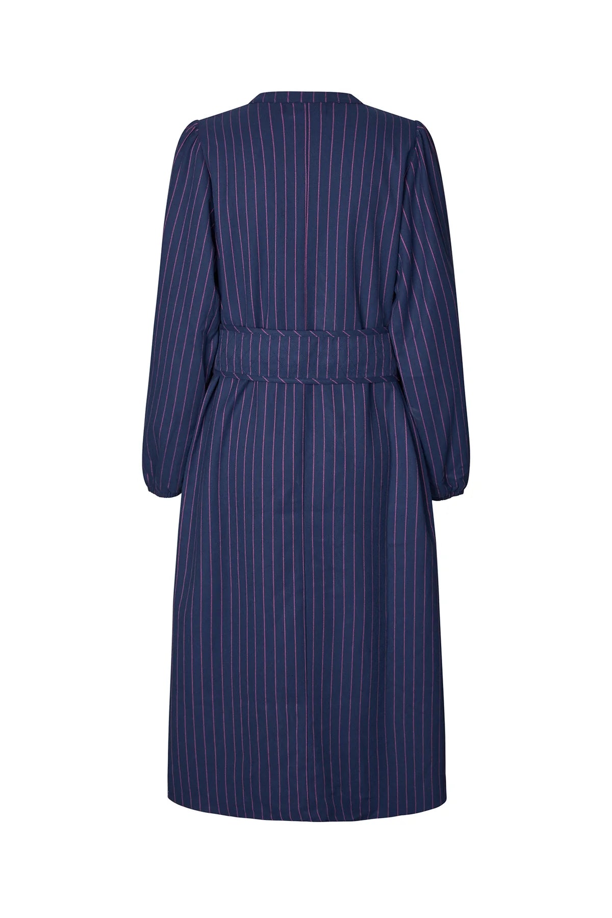 Lollys Laundry Kjole - ParisLL Midi LS Kjole i Dark Navy
