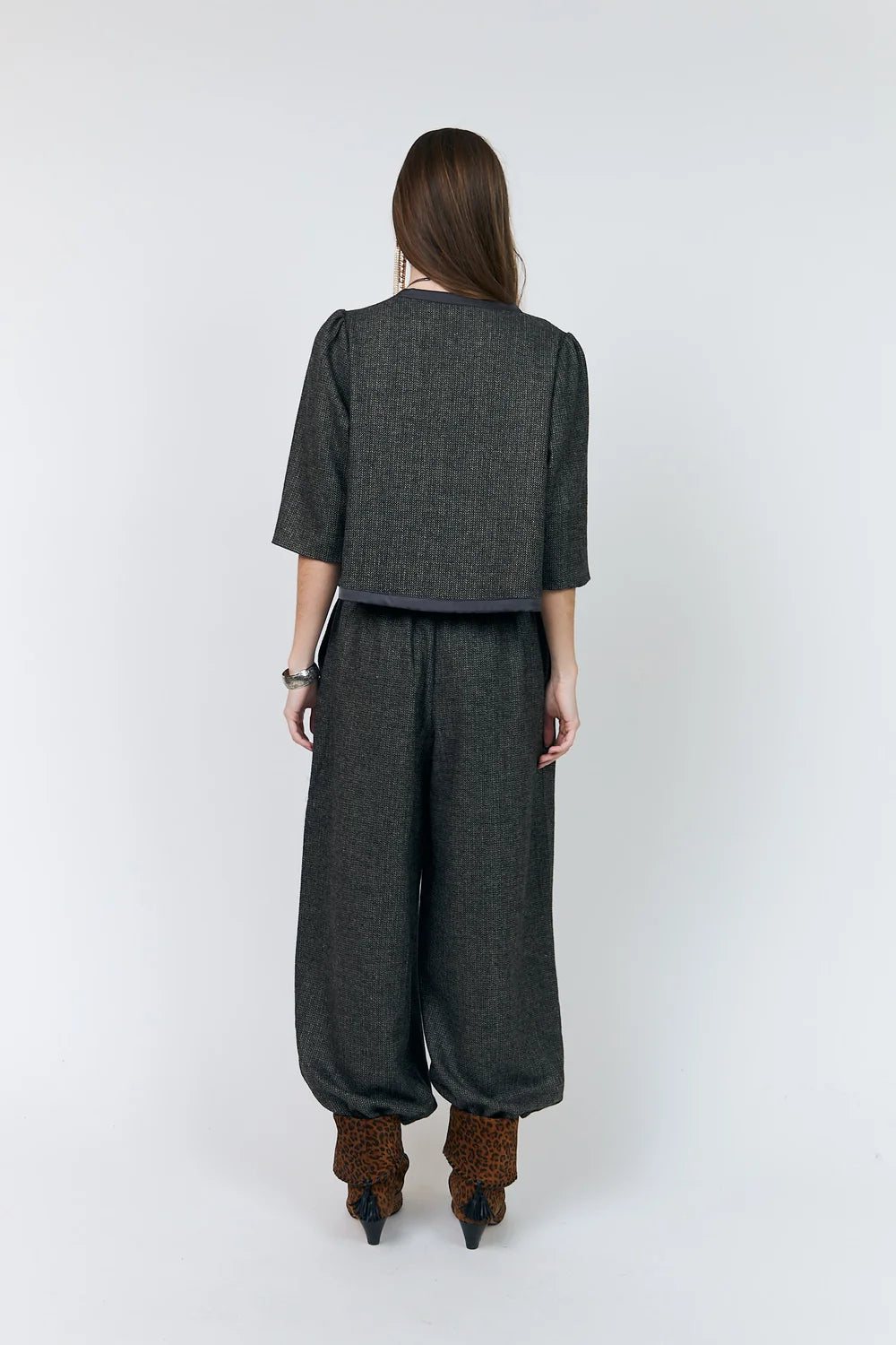 Lollys Laundry Bukser - PiperLL Bukser i Dark Mocca