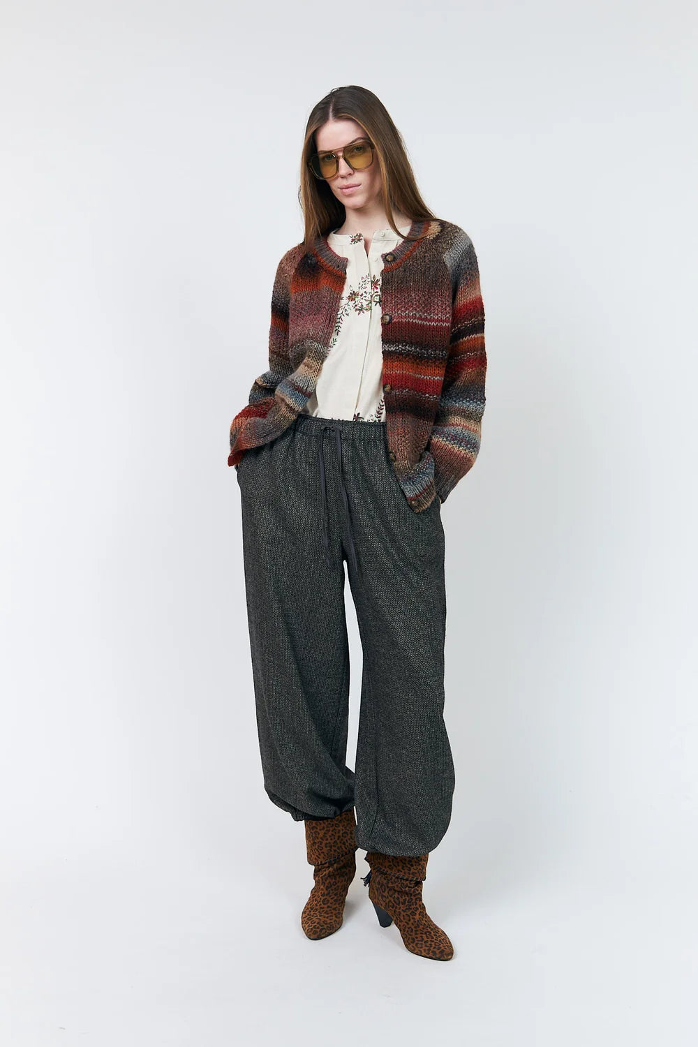 Lollys Laundry Bukser - PiperLL Bukser i Dark Mocca