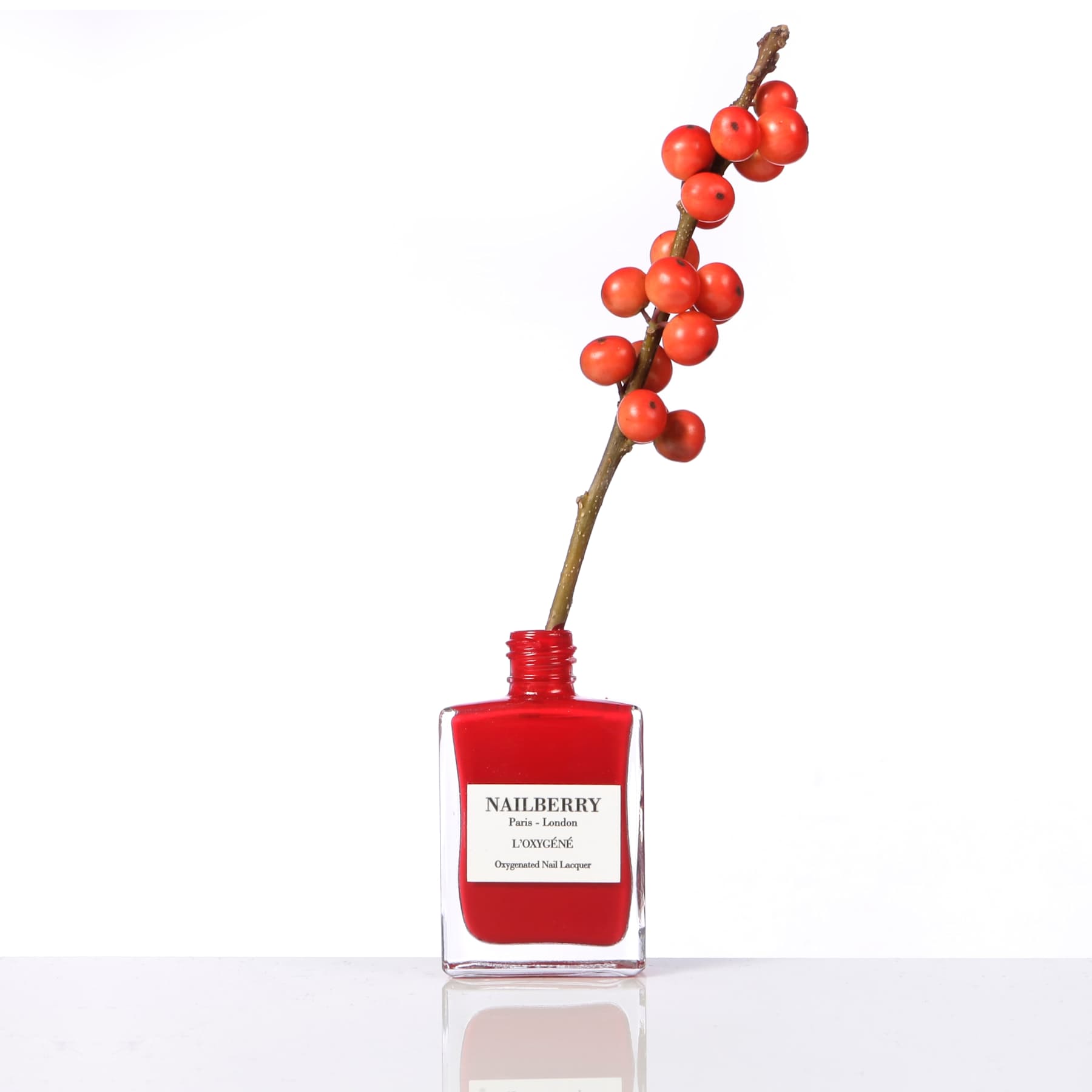 NAILBERRY Neglelak - Pop My Berry Bright Orange Nearly Red Neglelak