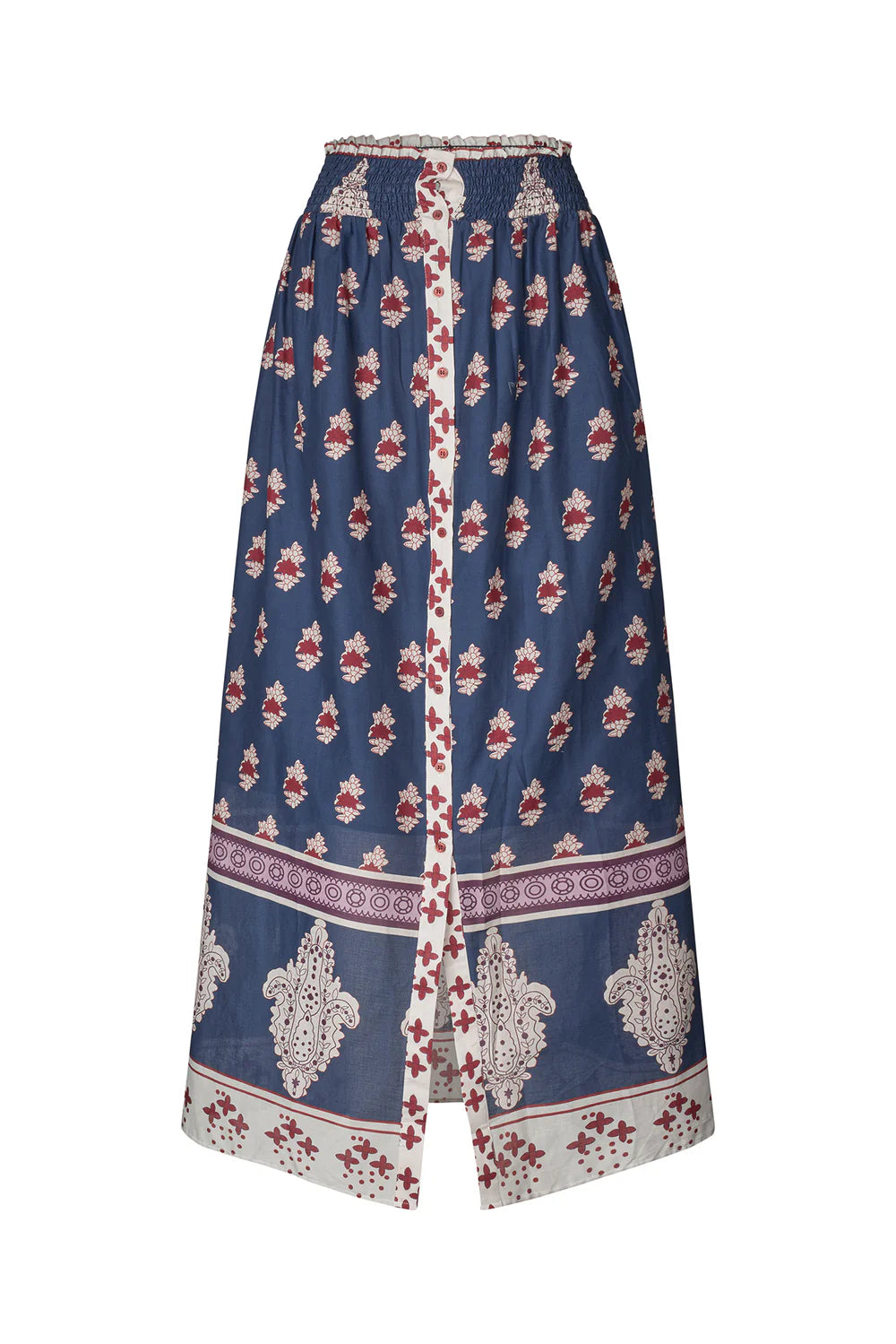 Lollys Laundry Nederdel - RioLL Maxi Nederdel i Dark Blue